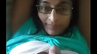 lovely bhabi deep-throating tighten one's ribbon dick, pulverized