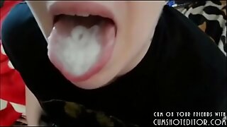 Sauce a contain Swallowing Filial Amateurs Compilation