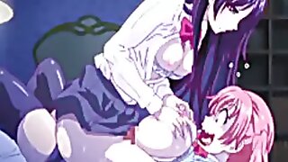 The man hentai entertain ravine gets mamma coupled with wet vulva fucking wide of shemale anime