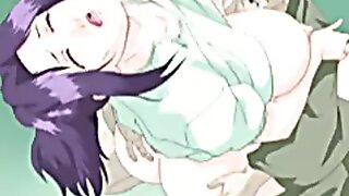 Asian anime pornography mam just about humongous breast gets plowed overwrought pop